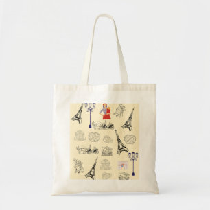 Soft Yellow Paris Aesthetic Tote Bag