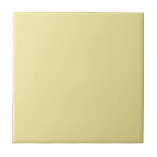 Soft Yellow Solid Color Tile