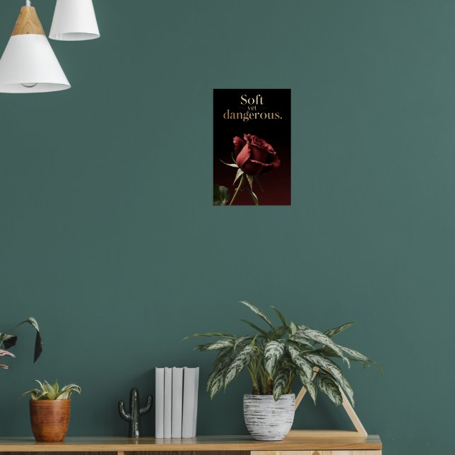 "Soft yet Dangerous" Minimalist Wall Art (Living Room 1)
