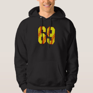 Softball 69 Fast Pitch Love Softball Mom Favourite Hoodie