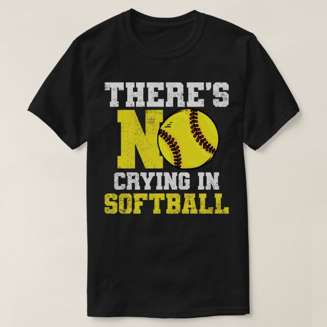 Softball 7 T-Shirt (Design Front)