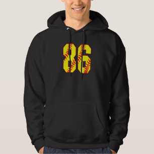Softball 86 Fast Pitch Love Softball Mom Favourite Hoodie