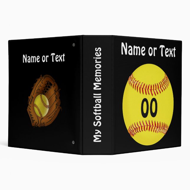 Softball Album Binder in Your Colours and Your (Background)