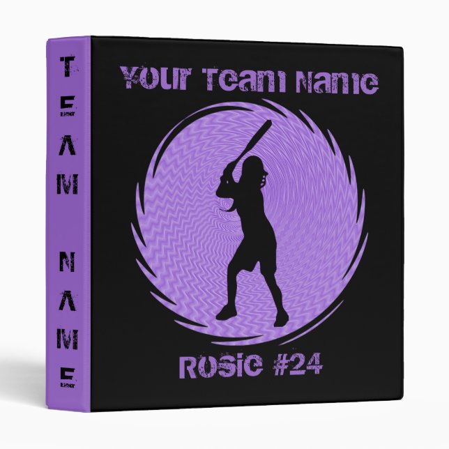 Softball Batter Binder (Front/Spine)