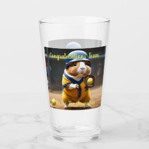Softball Champion Team Guinea Pig, Winners  Glass