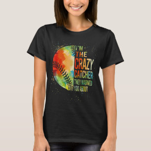 Softball Crazy Catcher Youth Teen Girl Women T-Shirt