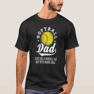 Softball Dad Apparel Dad Of Softball Player Defini T-Shirt