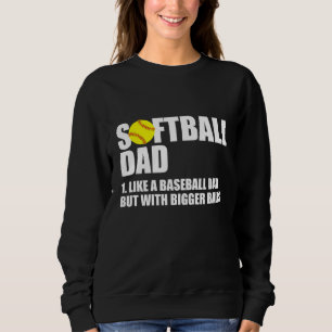 Softball Dad Definition Funny Sweatshirt