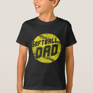 Softball Dad Fastpitch Father's Day T-Shirt