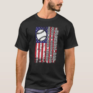 Softball Dad Just A Regular Dad But A Real Legend T-Shirt