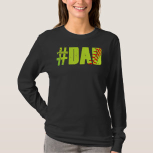 Softball Dad  Loving Father Legendary Softball Pla T-Shirt