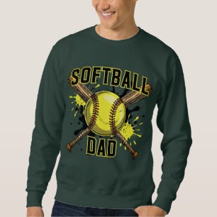 Softball Dad Proud Sports Sweatshirt