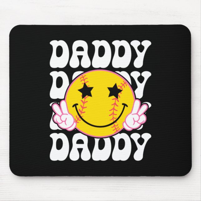 Softball Daddy Mouse Pad (Front)