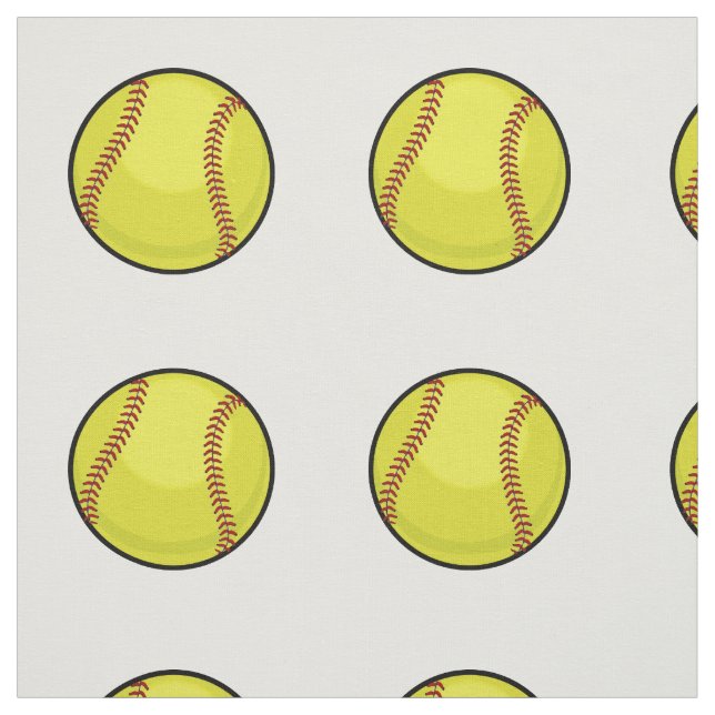 Softball Fan Fabric (Swatch)