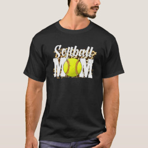 Softball Fans Leopard Women, Softball Mom Pullover