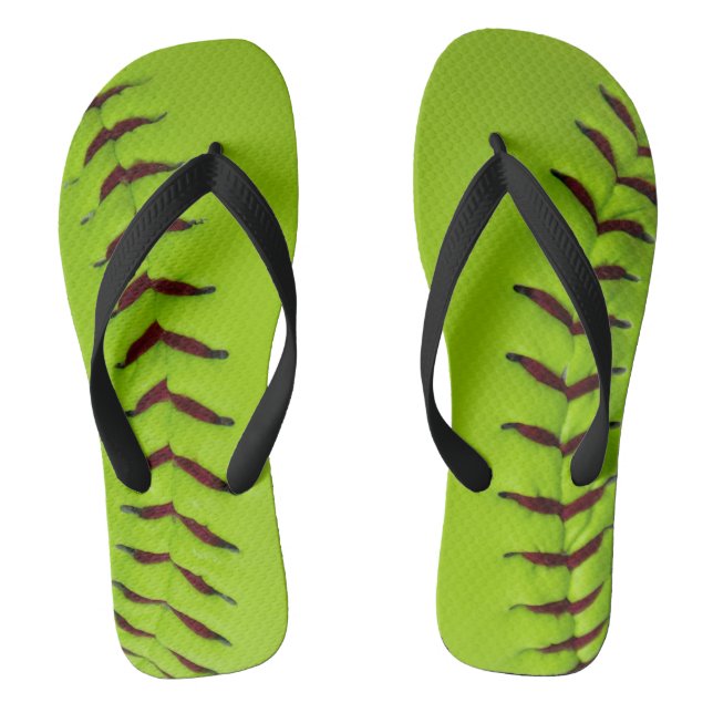 Softball Flip Flops (Footbed)