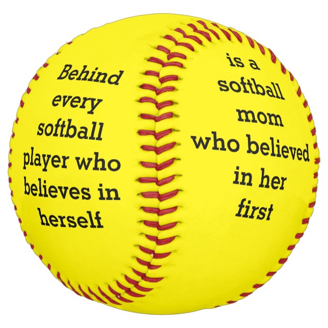 Softball Gift for softball mom (Angled)