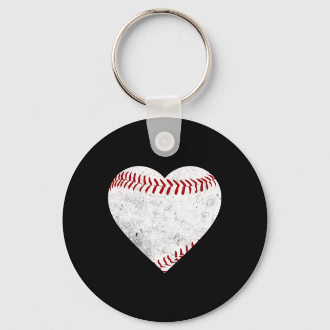 Softball Gift Tee  Keychain (Front)
