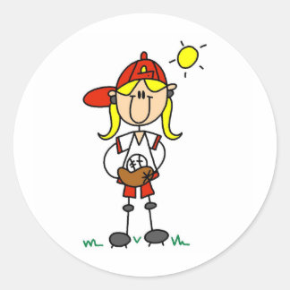 Softball Girl Sticker