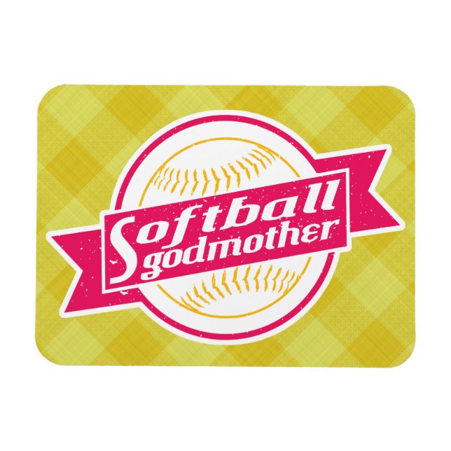 Softball Godmère Magnet (Horizontal)