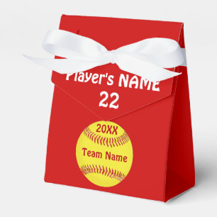 Softball Goodie Boxes with Your Colours, Your Text