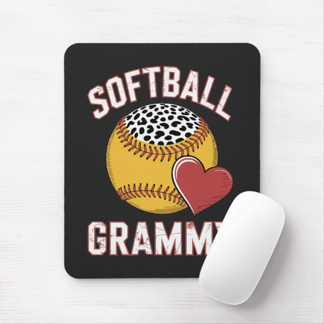 Softball Grammy Mouse Pad (With Mouse)