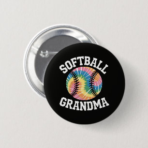 Softball Grandma 2 Inch Round Button