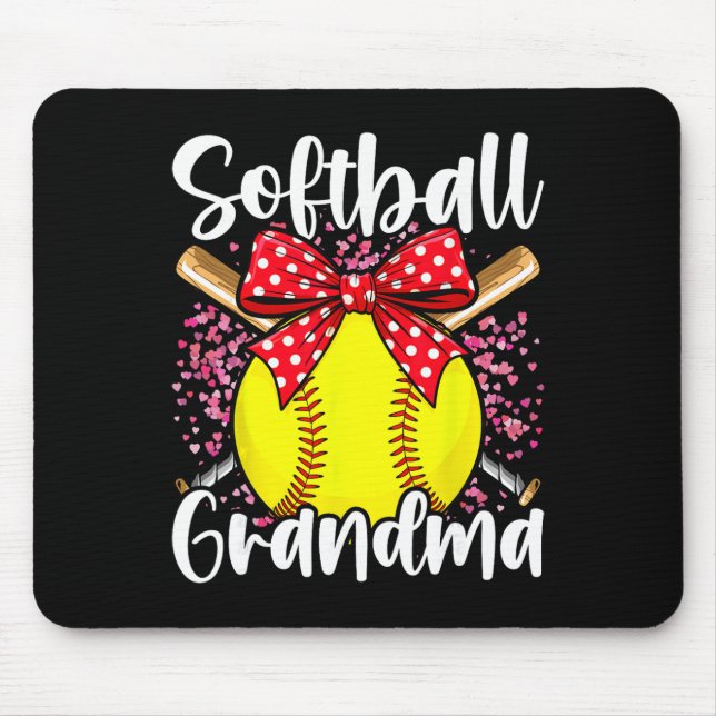 Softball Grandma _2  Mouse Pad (Front)