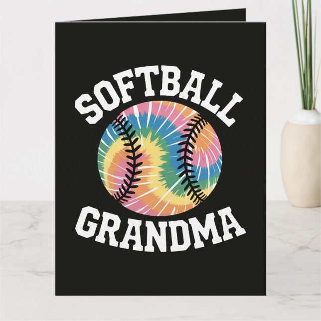 Softball Grandma Card (Front)