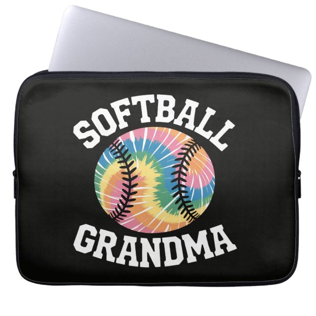 Softball Grandma Laptop Sleeve (Front)