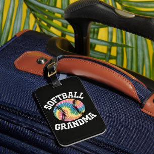 Softball Grandma Luggage Tag