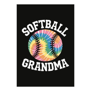 Softball Grandma Photo Print