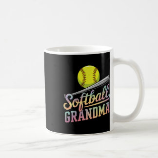 Softball Grandma Softball Player Game Day Mothers Coffee Mug