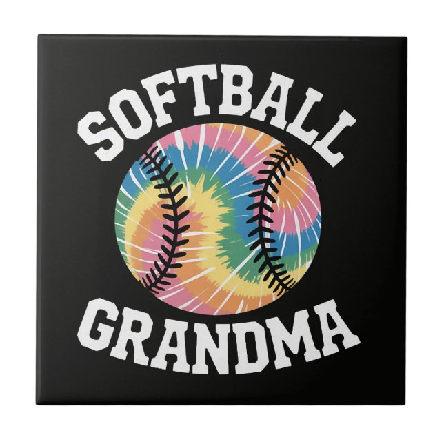 Softball Grandma Tile (Front)