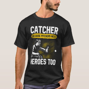 Softball  Graphic Women Men Kids Catcher T-Shirt