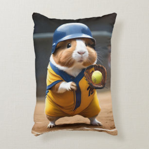 Softball Guinea Pig,  Accent Pillow