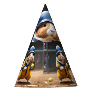 Softball Guinea Pig, Party Hat