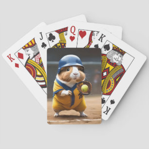Softball Guinea Pig, Playing Cards