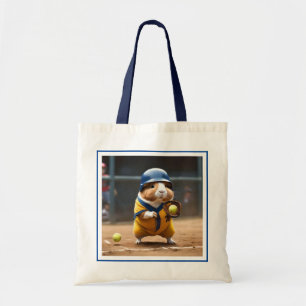 Softball Guinea Pig, Tote Bag