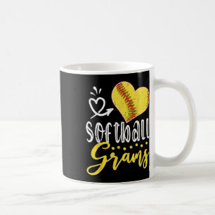 Softball Heart Softball Grams Family Matching Coffee Mug