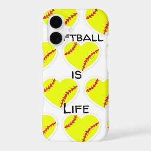 Softball Is Life Phone Case