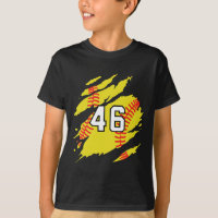 Softball Jersey Number #46 Sports Player Fan Jerse
