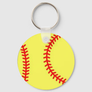 Softball Keychain
