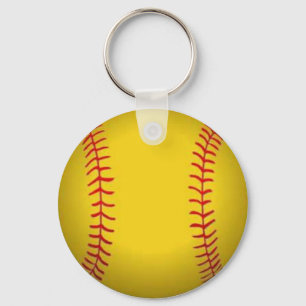 Softball Keychain