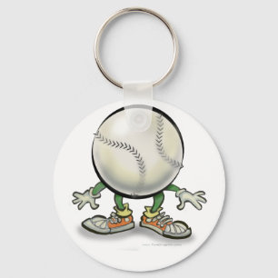 Softball Keychain