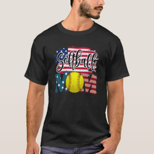 Softball Love Softball Life Mom High School Softba T-Shirt