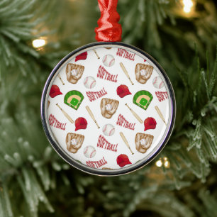 Softball Lover Christmas Ornament Keepsake