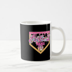 Softball Mama Drip Softball Ice Cream Drip Softbal Coffee Mug