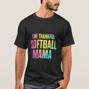 Softball Mama Proud Mom Team Player T-Shirt
