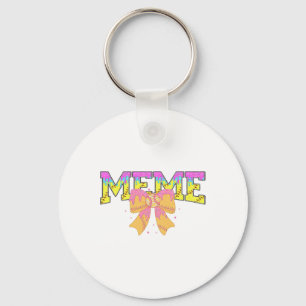 Softball Meme Ice Cream Drip Game Day Family Match Keychain